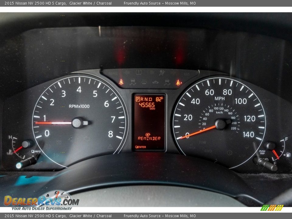 2015 Nissan NV 2500 HD S Cargo Gauges Photo #34