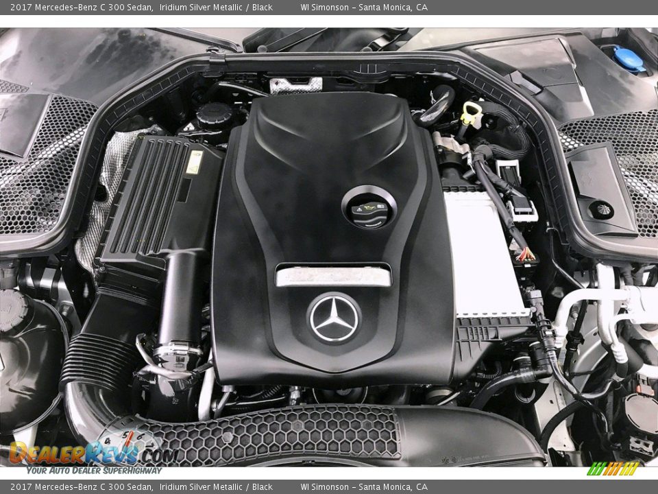 2017 Mercedes-Benz C 300 Sedan Iridium Silver Metallic / Black Photo #31