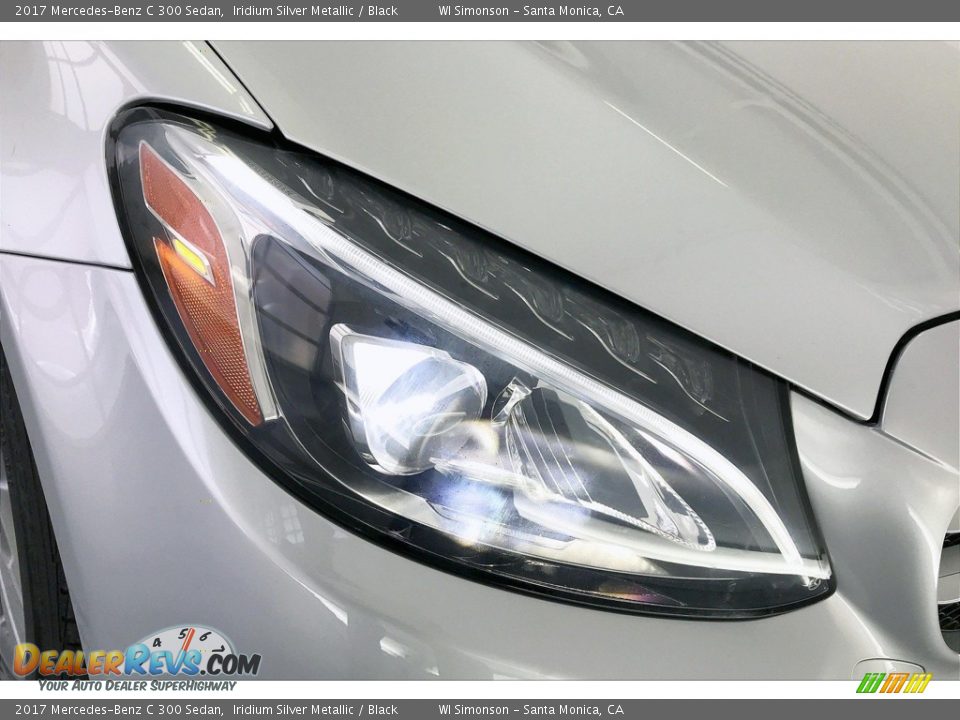 2017 Mercedes-Benz C 300 Sedan Iridium Silver Metallic / Black Photo #32