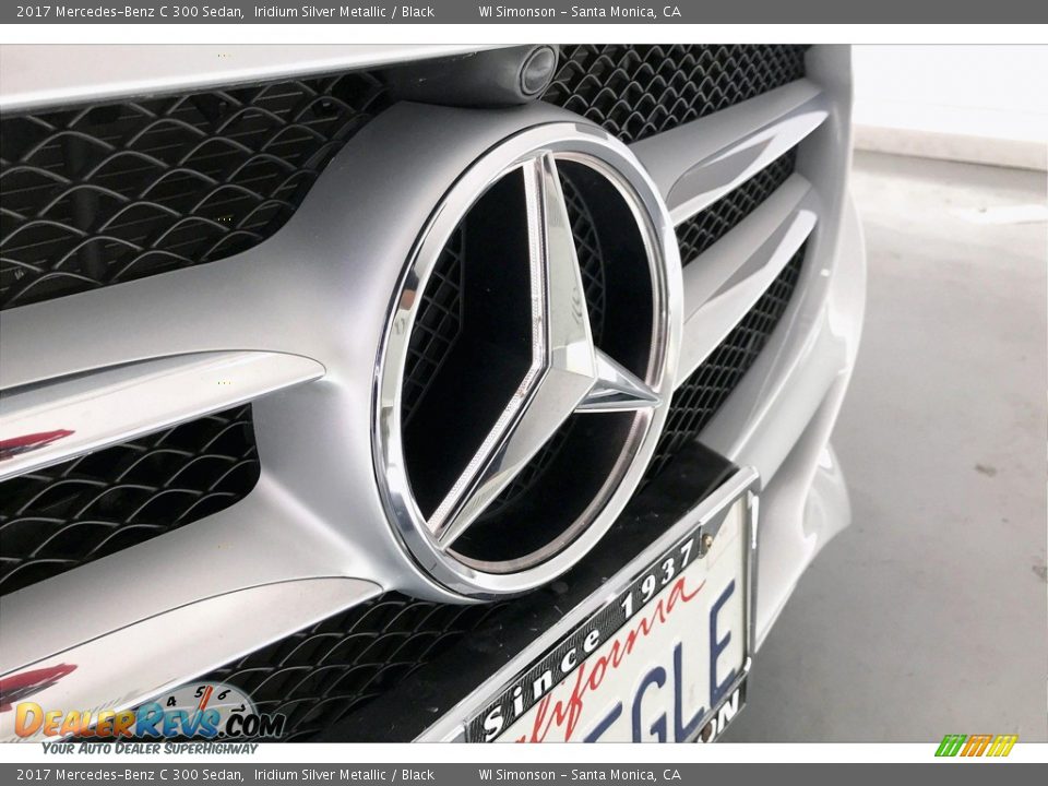 2017 Mercedes-Benz C 300 Sedan Iridium Silver Metallic / Black Photo #33