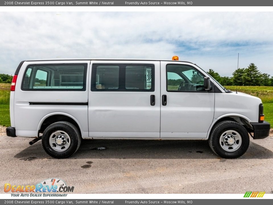 2008 Chevrolet Express 3500 Cargo Van Summit White / Neutral Photo #3