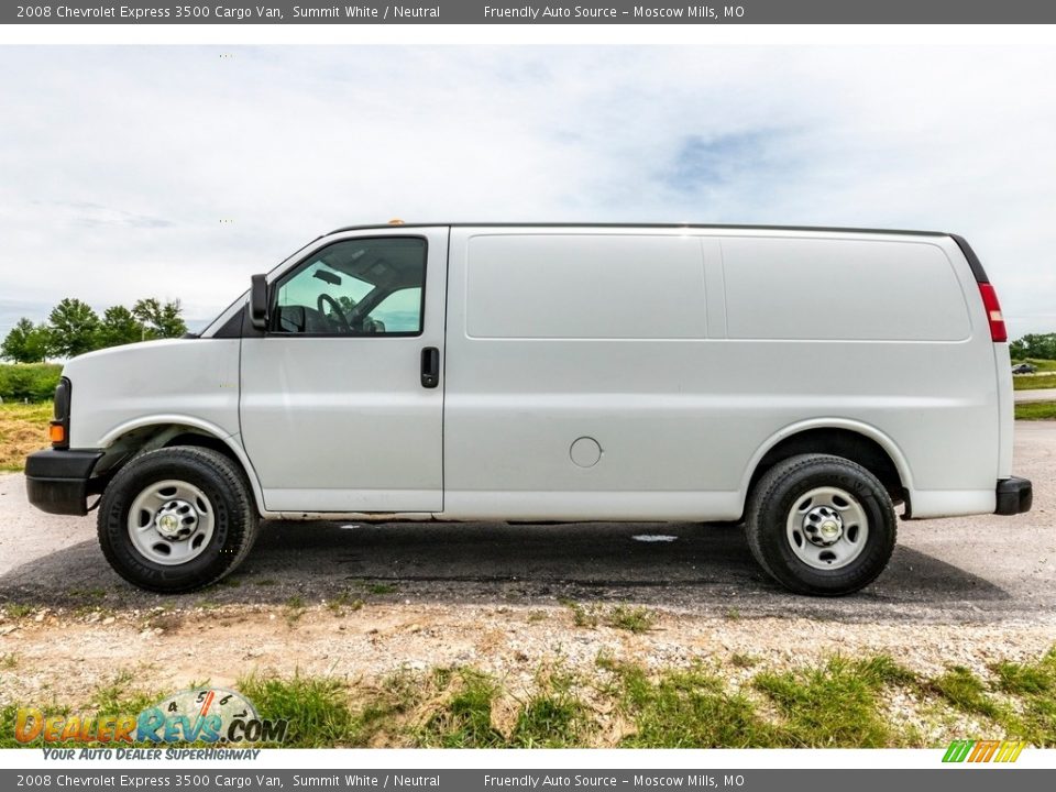 2008 Chevrolet Express 3500 Cargo Van Summit White / Neutral Photo #7