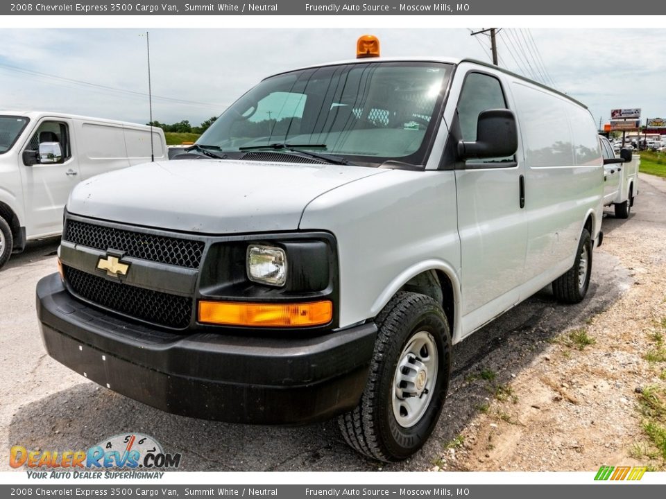 2008 Chevrolet Express 3500 Cargo Van Summit White / Neutral Photo #8