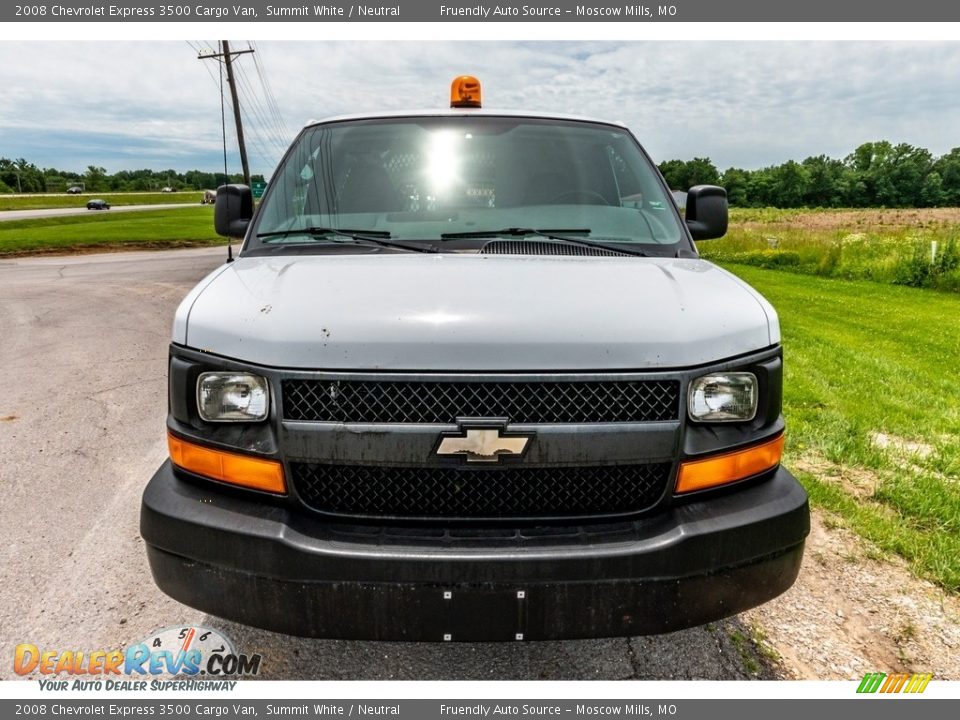 2008 Chevrolet Express 3500 Cargo Van Summit White / Neutral Photo #9