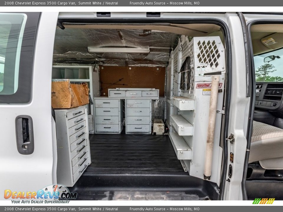 2008 Chevrolet Express 3500 Cargo Van Summit White / Neutral Photo #25