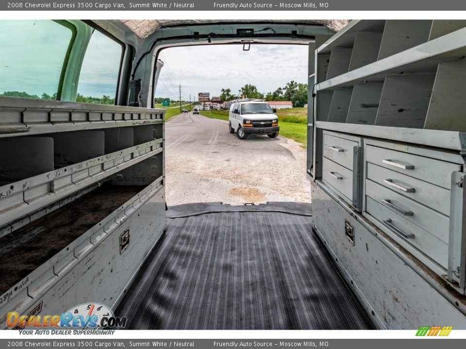 2008 Chevrolet Express 3500 Cargo Van Summit White / Neutral Photo #29