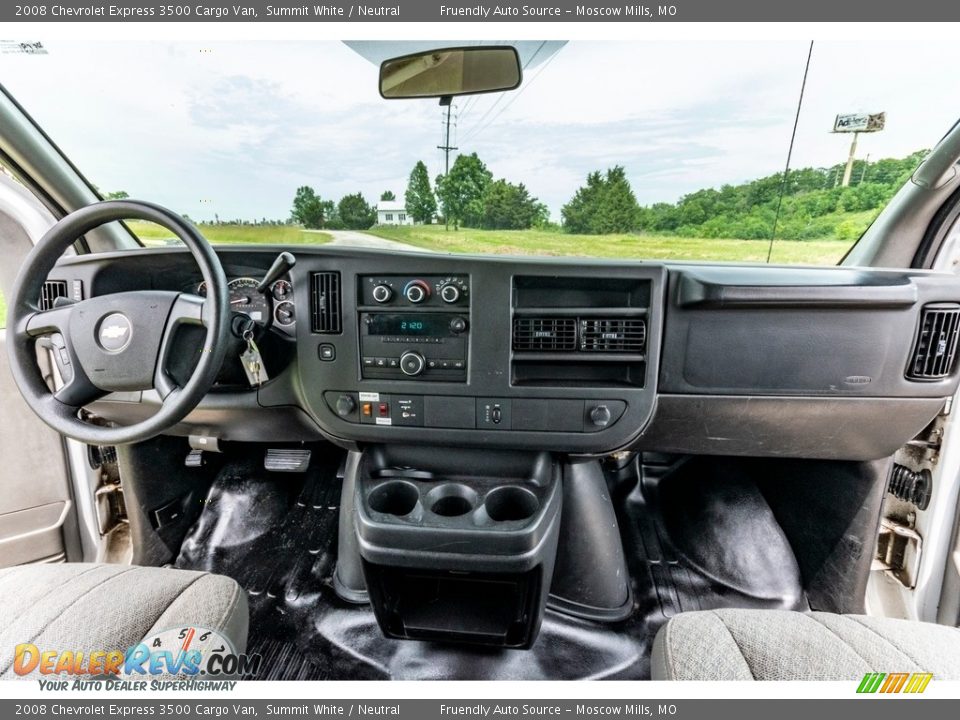 2008 Chevrolet Express 3500 Cargo Van Summit White / Neutral Photo #34