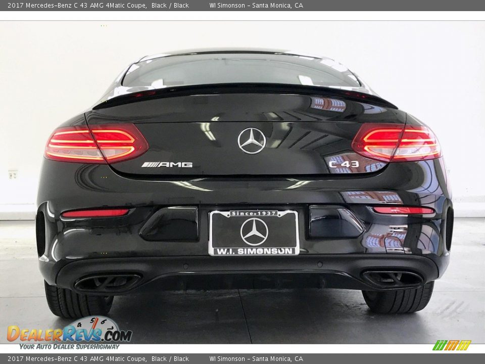 2017 Mercedes-Benz C 43 AMG 4Matic Coupe Black / Black Photo #3