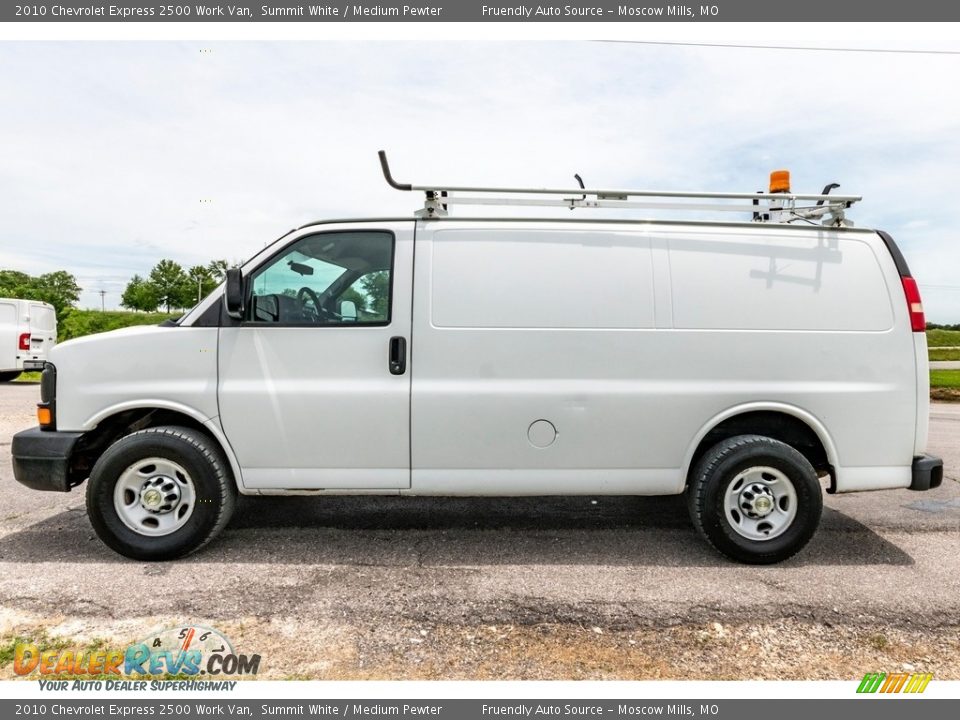 2010 Chevrolet Express 2500 Work Van Summit White / Medium Pewter Photo #7