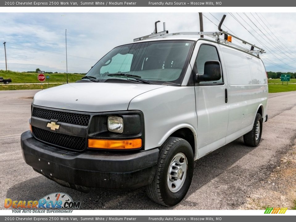 2010 Chevrolet Express 2500 Work Van Summit White / Medium Pewter Photo #8