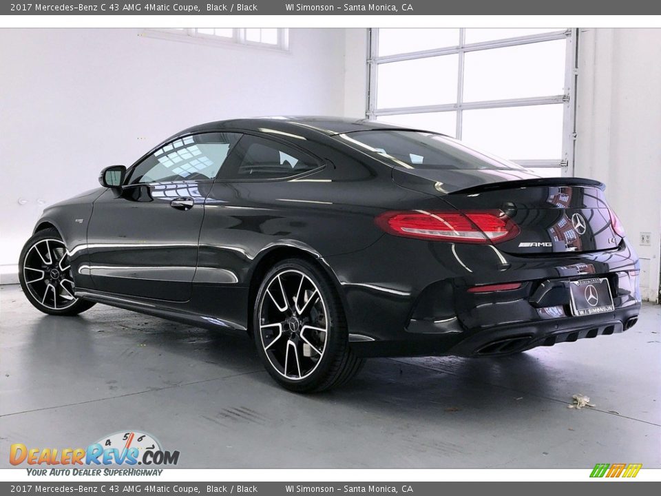 2017 Mercedes-Benz C 43 AMG 4Matic Coupe Black / Black Photo #10