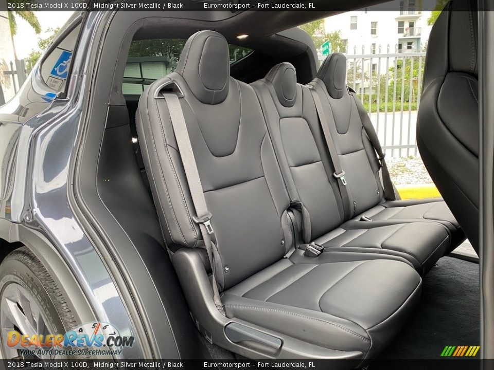 Rear Seat of 2018 Tesla Model X 100D Photo #15