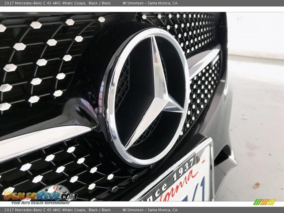 2017 Mercedes-Benz C 43 AMG 4Matic Coupe Black / Black Photo #33
