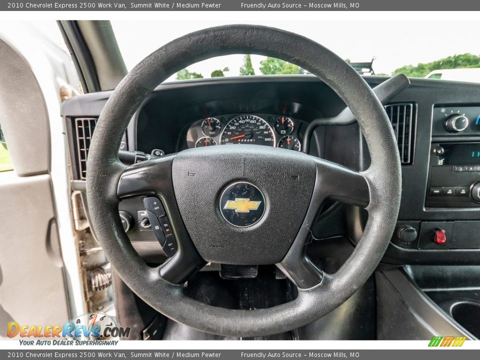 2010 Chevrolet Express 2500 Work Van Summit White / Medium Pewter Photo #34