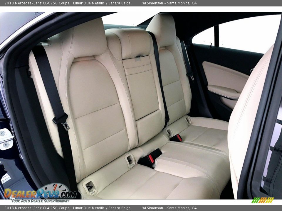 2018 Mercedes-Benz CLA 250 Coupe Lunar Blue Metallic / Sahara Beige Photo #13