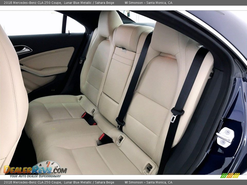 2018 Mercedes-Benz CLA 250 Coupe Lunar Blue Metallic / Sahara Beige Photo #15