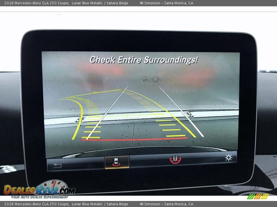 2018 Mercedes-Benz CLA 250 Coupe Lunar Blue Metallic / Sahara Beige Photo #21