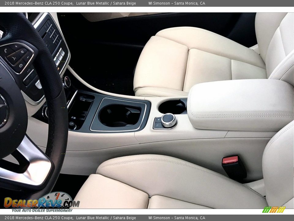 2018 Mercedes-Benz CLA 250 Coupe Lunar Blue Metallic / Sahara Beige Photo #23
