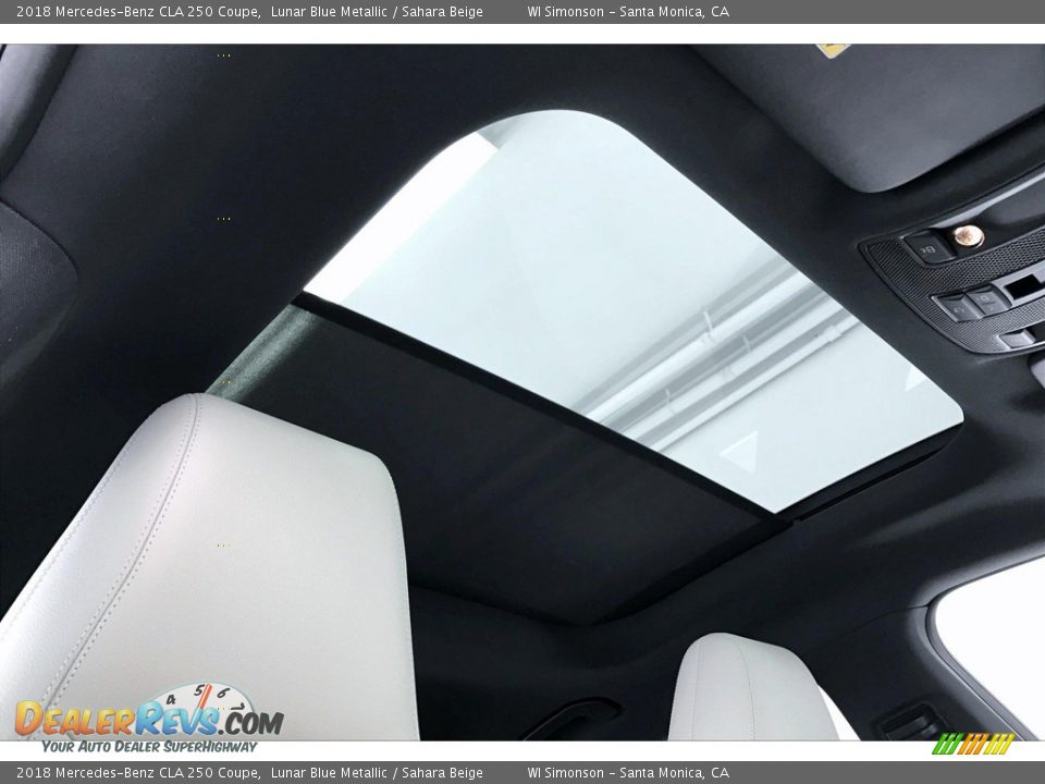 2018 Mercedes-Benz CLA 250 Coupe Lunar Blue Metallic / Sahara Beige Photo #29