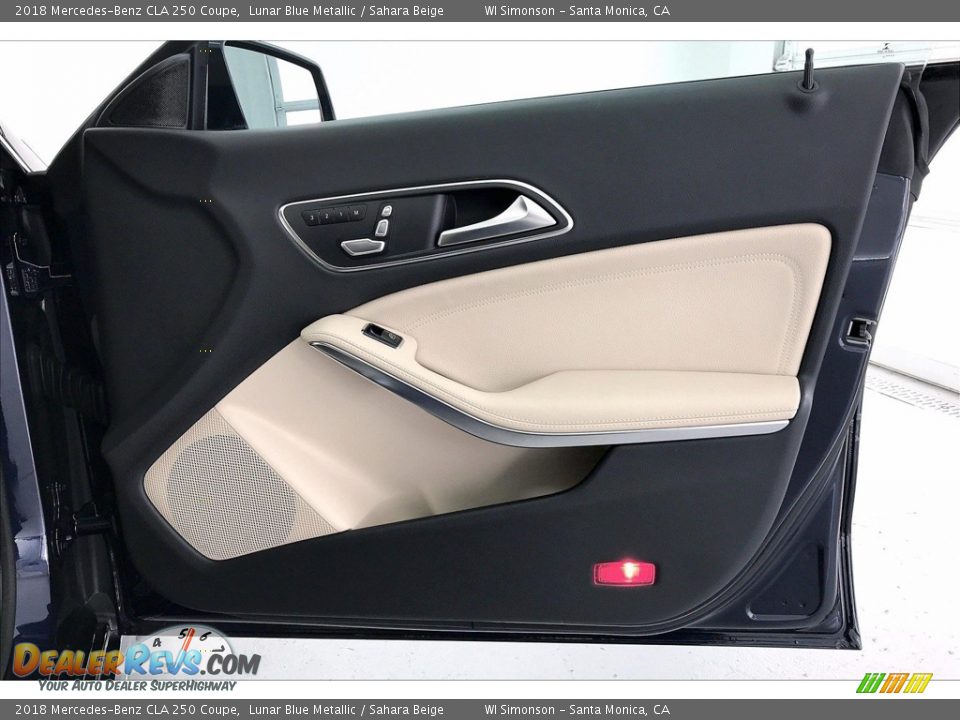 2018 Mercedes-Benz CLA 250 Coupe Lunar Blue Metallic / Sahara Beige Photo #30