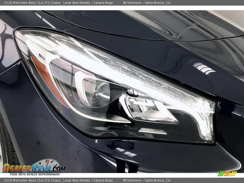 2018 Mercedes-Benz CLA 250 Coupe Lunar Blue Metallic / Sahara Beige Photo #32