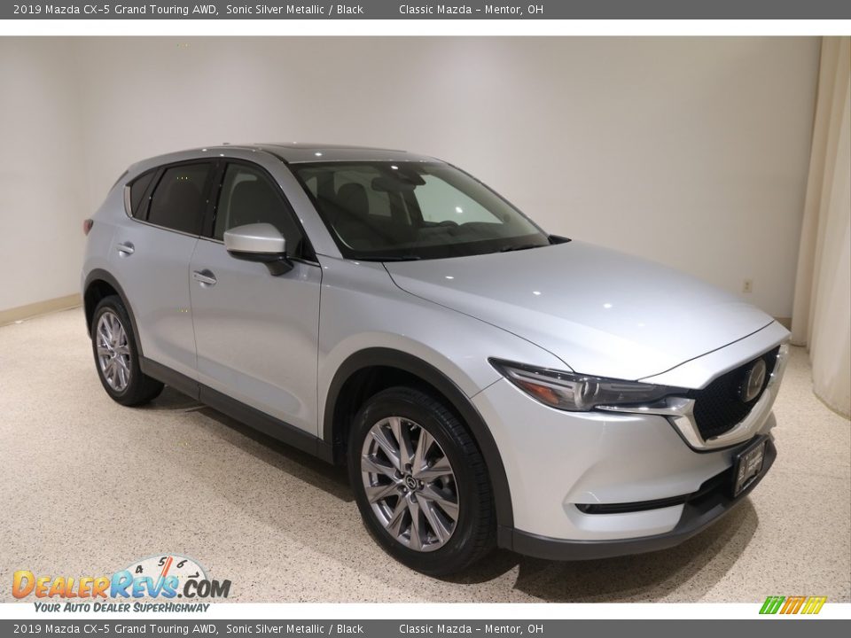 2019 Mazda CX-5 Grand Touring AWD Sonic Silver Metallic / Black Photo #1