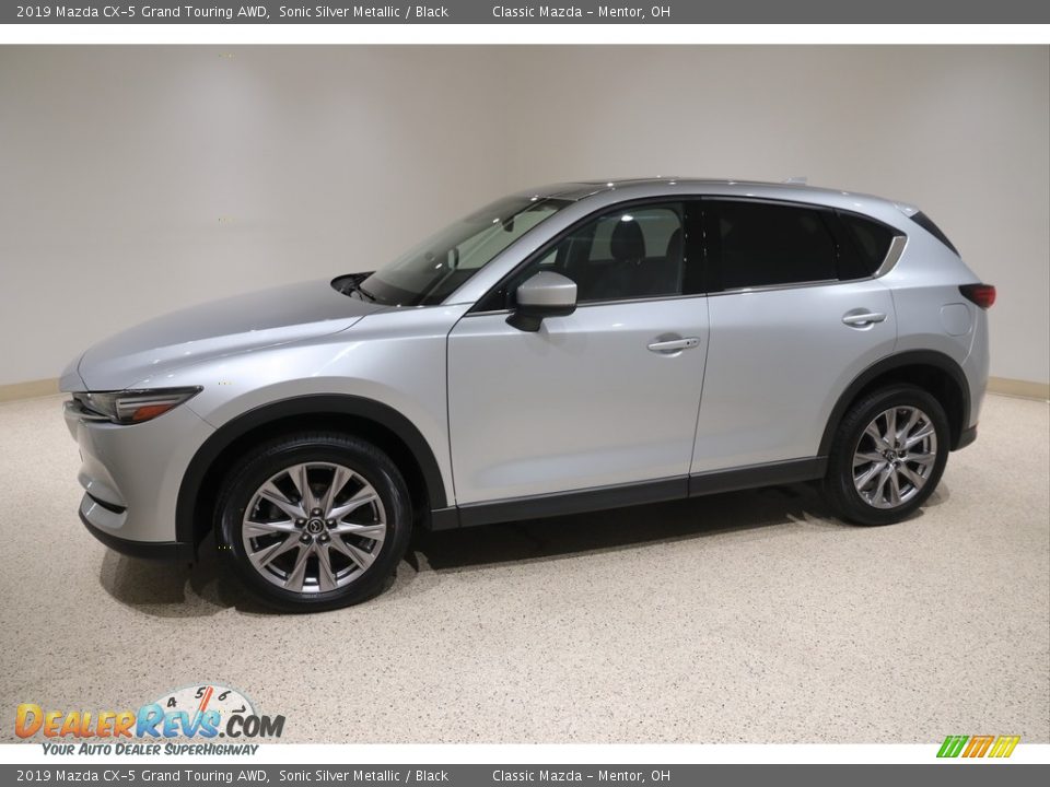 2019 Mazda CX-5 Grand Touring AWD Sonic Silver Metallic / Black Photo #3