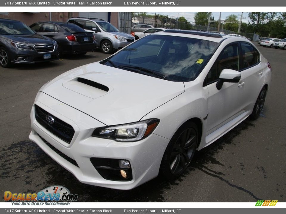 2017 Subaru WRX Limited Crystal White Pearl / Carbon Black Photo #1