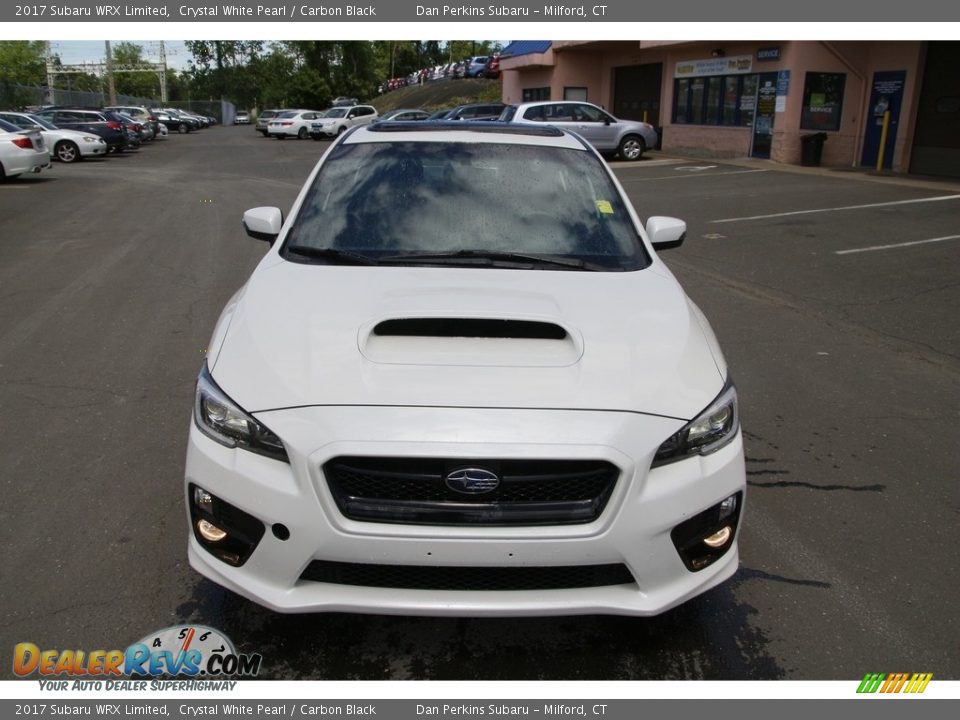 2017 Subaru WRX Limited Crystal White Pearl / Carbon Black Photo #2