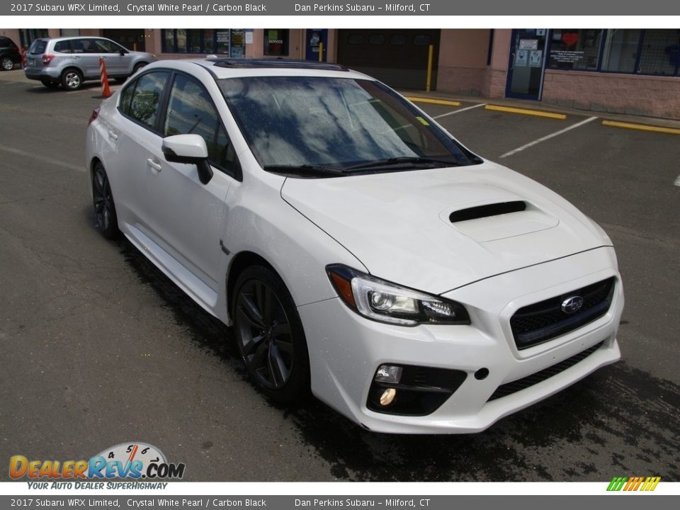 2017 Subaru WRX Limited Crystal White Pearl / Carbon Black Photo #3