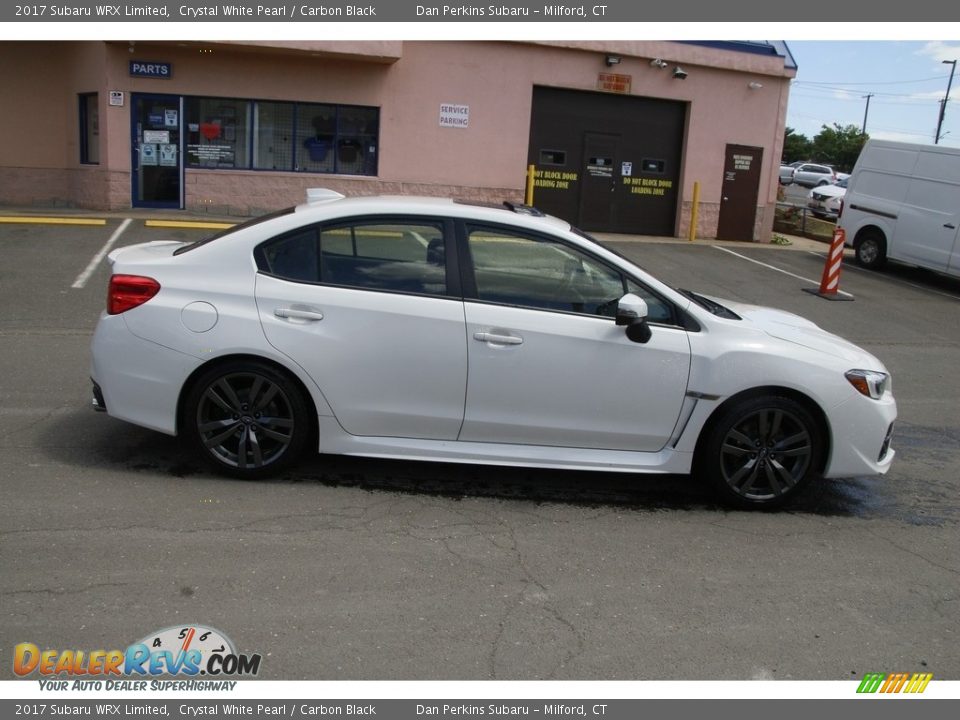 2017 Subaru WRX Limited Crystal White Pearl / Carbon Black Photo #4