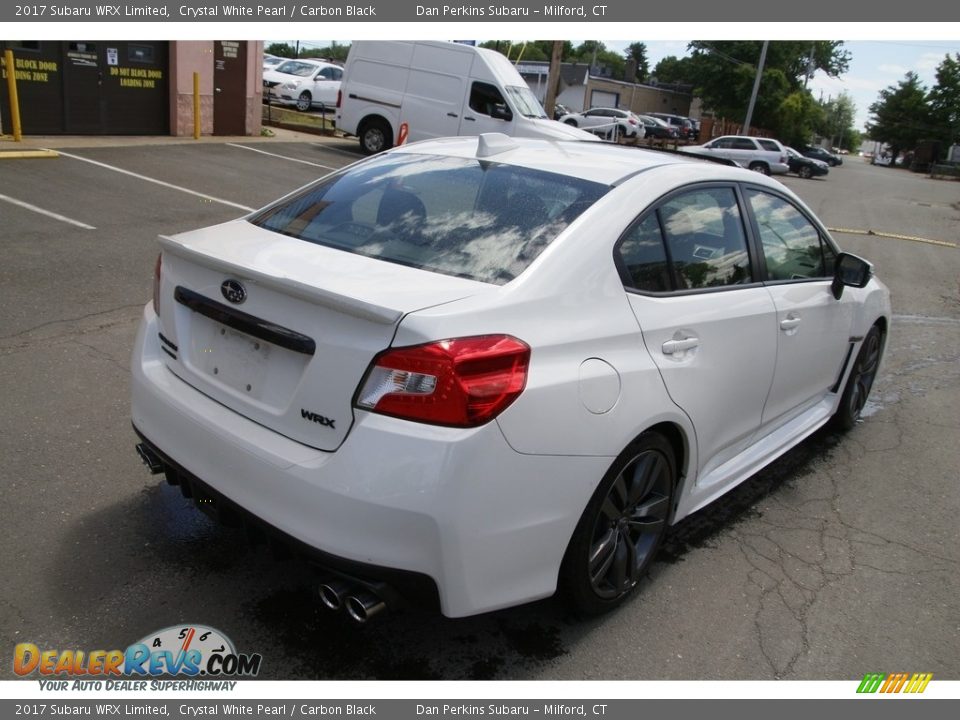 2017 Subaru WRX Limited Crystal White Pearl / Carbon Black Photo #5