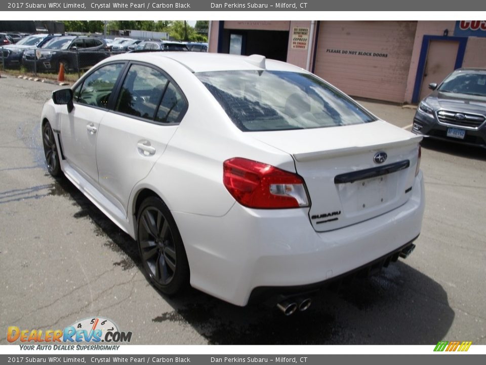 2017 Subaru WRX Limited Crystal White Pearl / Carbon Black Photo #7