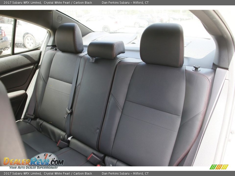 2017 Subaru WRX Limited Crystal White Pearl / Carbon Black Photo #12