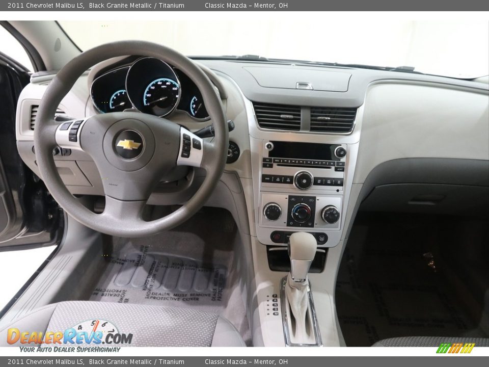 2011 Chevrolet Malibu LS Black Granite Metallic / Titanium Photo #7