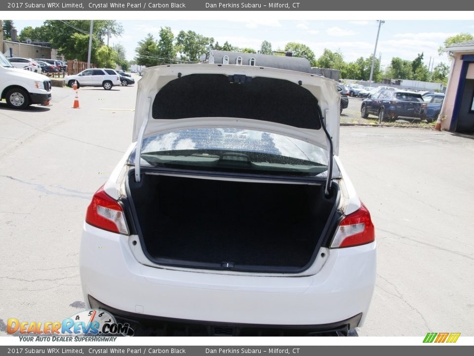 2017 Subaru WRX Limited Crystal White Pearl / Carbon Black Photo #13