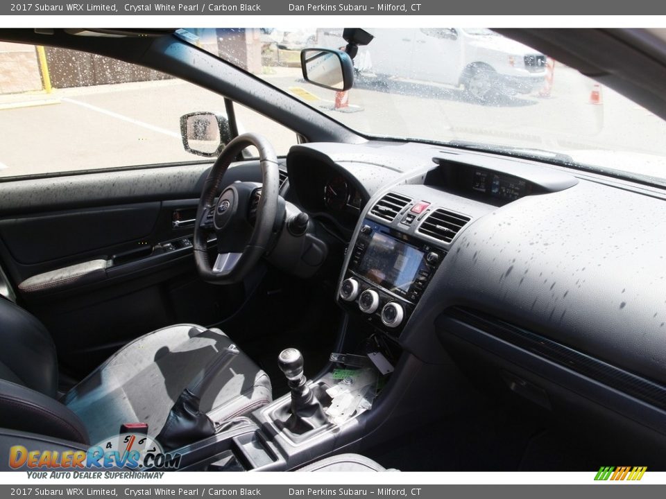 2017 Subaru WRX Limited Crystal White Pearl / Carbon Black Photo #15