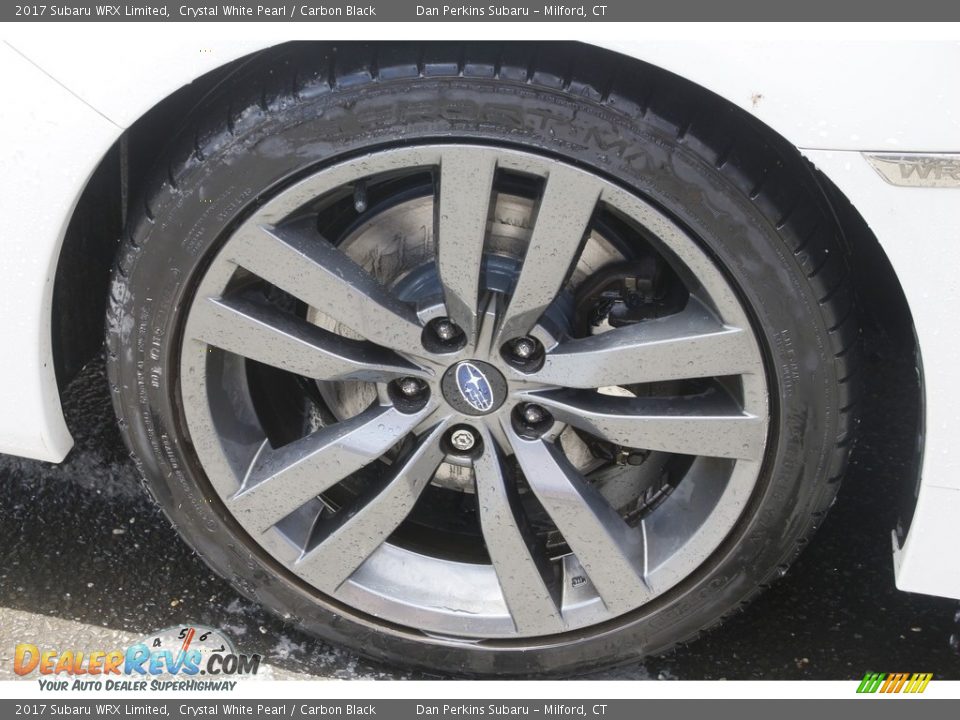 2017 Subaru WRX Limited Crystal White Pearl / Carbon Black Photo #18