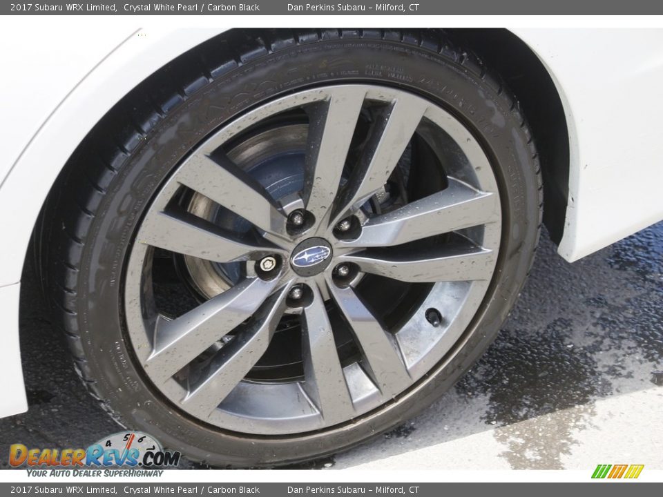 2017 Subaru WRX Limited Crystal White Pearl / Carbon Black Photo #19