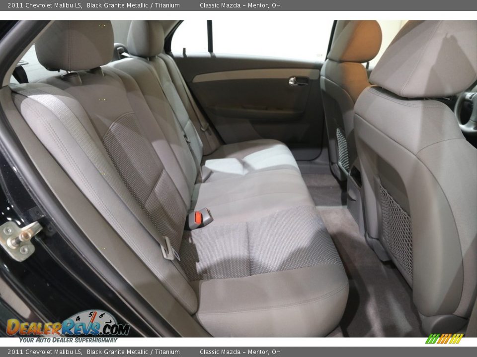 2011 Chevrolet Malibu LS Black Granite Metallic / Titanium Photo #14