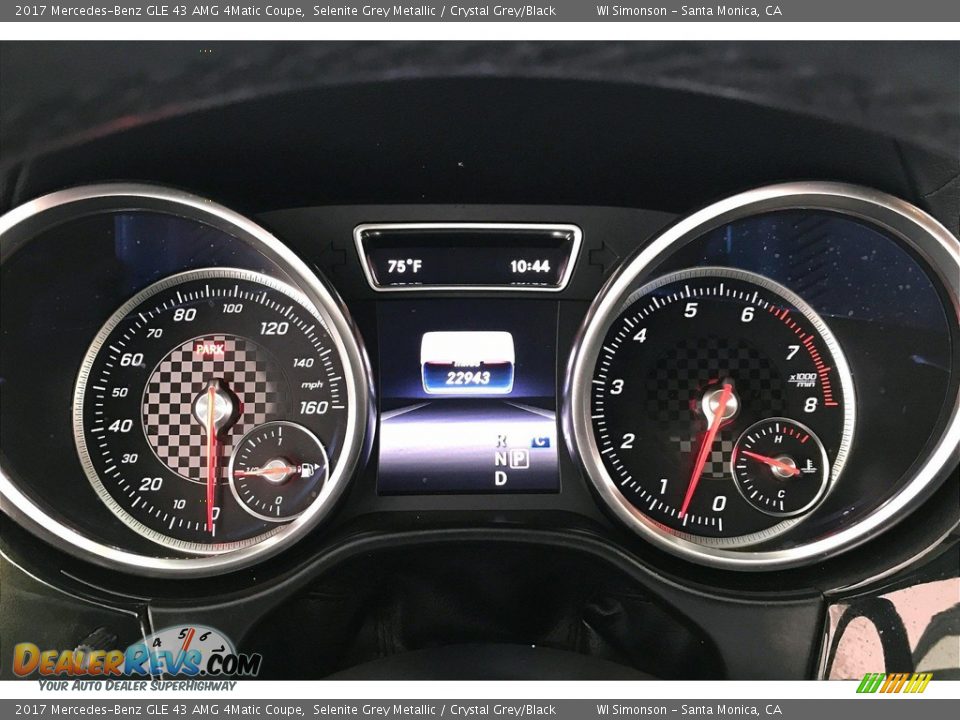 2017 Mercedes-Benz GLE 43 AMG 4Matic Coupe Gauges Photo #20