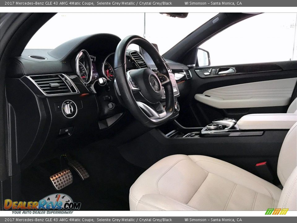 Crystal Grey/Black Interior - 2017 Mercedes-Benz GLE 43 AMG 4Matic Coupe Photo #22