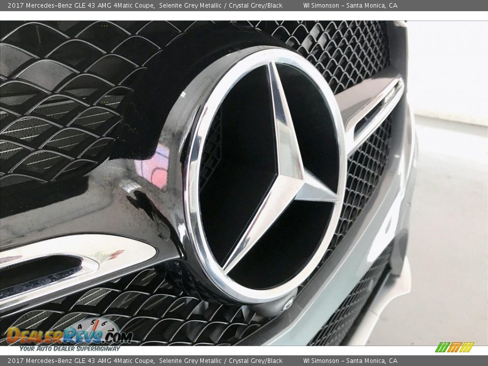 2017 Mercedes-Benz GLE 43 AMG 4Matic Coupe Selenite Grey Metallic / Crystal Grey/Black Photo #33