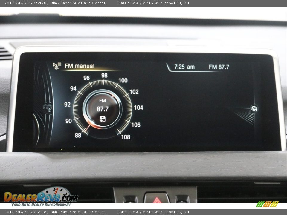 2017 BMW X1 xDrive28i Black Sapphire Metallic / Mocha Photo #11