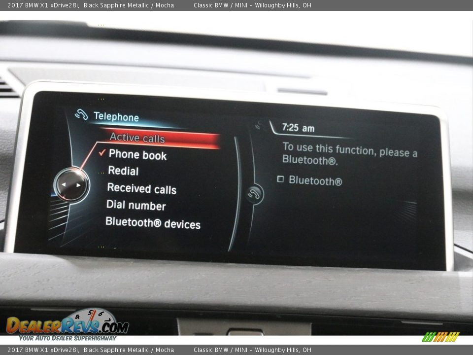 2017 BMW X1 xDrive28i Black Sapphire Metallic / Mocha Photo #12