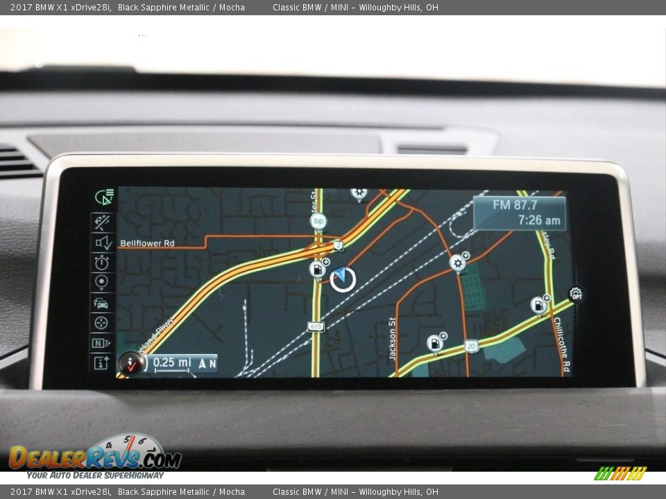 2017 BMW X1 xDrive28i Black Sapphire Metallic / Mocha Photo #13