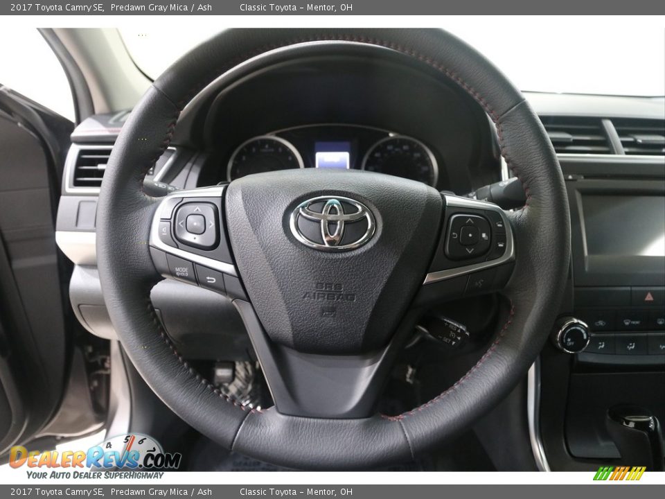 2017 Toyota Camry SE Predawn Gray Mica / Ash Photo #8