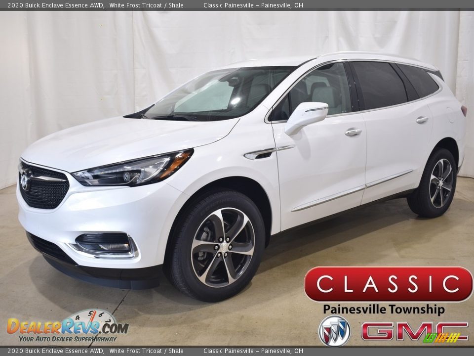 2020 Buick Enclave Essence AWD White Frost Tricoat / Shale Photo #1