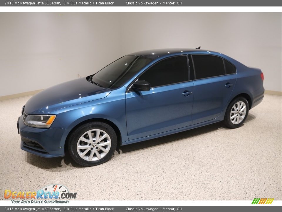 Silk Blue Metallic 2015 Volkswagen Jetta SE Sedan Photo #3