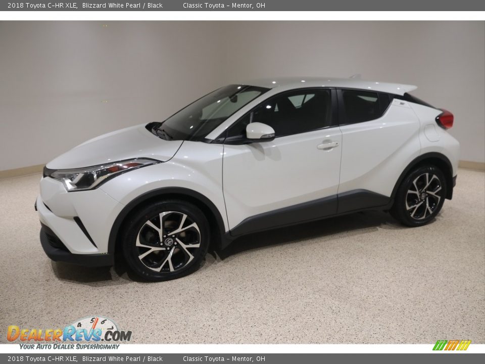 2018 Toyota C-HR XLE Blizzard White Pearl / Black Photo #3